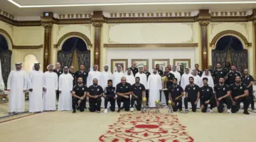 راشد بن حمدان يكافئ شركة النصر للألعاب الرياضية بـ 5 ملايين درهم